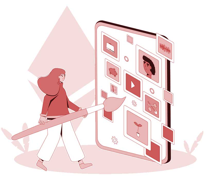 Optimising Images For SEO 1 optimising images for seo girl and pen illustration